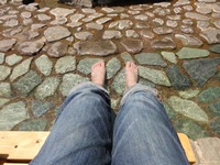 鬼石坊主地獄足湯（２）